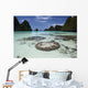 Limestone Islands Surround Corals Wall Decal Design 3