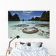 Limestone Islands Surround Corals Wall Decal Design 3