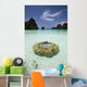Limestone Islands Surround Corals Wall Decal Design 2