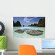 Limestone Islands Surround Corals Wall Decal Design 1
