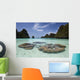 Limestone Islands Surround Corals Wall Decal Design 1