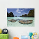 Limestone Islands Surround Corals Wall Decal Design 1