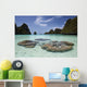 Limestone Islands Surround Corals Wall Decal Design 1