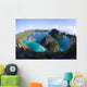 Limestone Islands Surround Lagoon Wall Decal Design 2