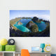 Limestone Islands Surround Lagoon Wall Decal Design 2