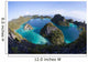Limestone Islands Surround Lagoon Wall Decal Design 2