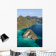 Limestone Islands Surround Lagoon Wall Decal Design 1