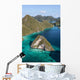 Limestone Islands Surround Lagoon Wall Decal Design 1