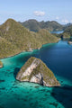 Limestone Islands Surround Lagoon Wall Decal Design 1