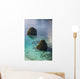Limestone Islands Surrounded Coral Wall Decal Design 3