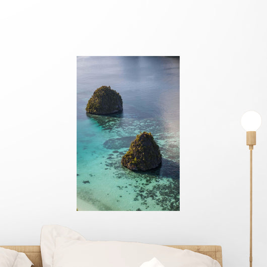 Limestone Islands Surrounded Coral Wall Mural
