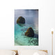 Limestone Islands Surrounded Coral Wall Decal Design 3