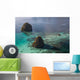 Limestone Islands Surrounded Coral Wall Decal Design 2