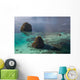 Limestone Islands Surrounded Coral Wall Decal Design 2