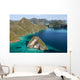 Forest-covered Limestone Islands Surround Wall Decal Design 2