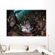 Lionfish Hunts for Prey Wall Decal Design 1