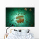 Golden Jellyfish Swim inside Wall Decal Design 2