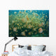 Golden Jellyfish Swim inside Wall Decal Design 1