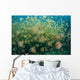 Golden Jellyfish Swim inside Wall Decal Design 1