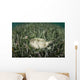 Yellow Stingray Swims beneath Wall Decal Design 1