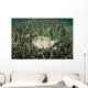 Yellow Stingray Swims beneath Wall Decal Design 1