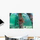 Lionfish Swims beneath Pier Wall Decal