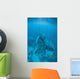 Humpback Whale Caribbean Sea Wall Decal Design 1