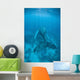 Humpback Whale Caribbean Sea Wall Decal Design 1