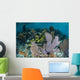 Colorful Gorgonians Grow off Wall Decal Design 3