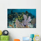 Colorful Gorgonians Grow off Wall Decal Design 3