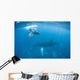 Humpback Whale and Her Wall Decal Design 1