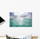 Sunlight Illuminates Turquoise Water Wall Decal