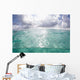 Sunlight Illuminates Turquoise Water Wall Decal