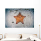 West Indian Starfish Seafloor Wall Decal Design 2