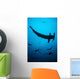 Scalloped Hammerhead Shark Swims Wall Decal