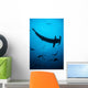 Scalloped Hammerhead Shark Swims Wall Decal