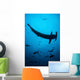 Scalloped Hammerhead Shark Swims Wall Decal