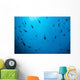 Scalloped Hammerhead Sharks Swim Wall Decal