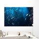 Large School Trevally near Wall Decal