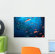 Schooling Fish Swim near Wall Decal