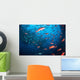 Schooling Fish Swim near Wall Decal