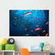 Schooling Fish Swim near Wall Decal