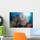 Sunlight Illuminates Large Gorgonian Wall Decal Design 3