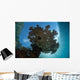 Sunlight Silhouettes Table Coral Wall Decal