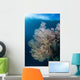 Sunlight Illuminates Large Gorgonian Wall Decal Design 1