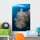 Sunlight Illuminates Large Gorgonian Wall Decal Design 1