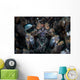 Large Mantis Shrimp Waits Wall Decal