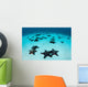 Starfish Cover Sandy Seafloor Wall Decal