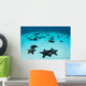 Starfish Cover Sandy Seafloor Wall Decal