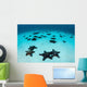 Starfish Cover Sandy Seafloor Wall Decal